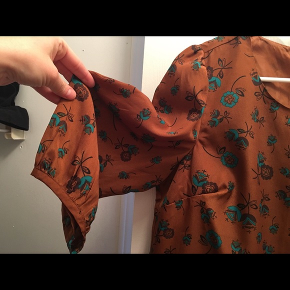 3/4 sleeve retro cocktail dress - Picture 3 of 3